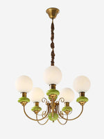 Load image into Gallery viewer, Elegant Chandelier with Curved Arms and Ambient Lighting Ambience