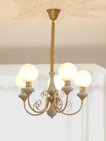 Load image into Gallery viewer, Elegant Chandelier with Curved Arms and Ambient Lighting Ambience