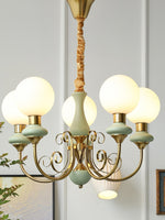 Load image into Gallery viewer, Elegant Chandelier with Curved Arms and Ambient Lighting Ambience
