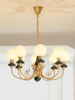 Load image into Gallery viewer, Elegant Chandelier with Curved Arms and Ambient Lighting Ambience