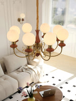 Load image into Gallery viewer, Elegant Chandelier with Curved Arms and Ambient Lighting Ambience