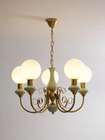 Load image into Gallery viewer, Elegant Chandelier with Curved Arms and Ambient Lighting Ambience