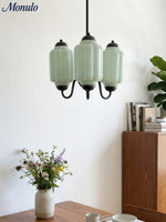 Charger l'image dans la visionneuse de galerie, Lustre Eloise – Lustre en verre laiteux au fini vintage