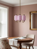 Load image into Gallery viewer, Eloise Chandelier – Milk Glass Chandelier in a Vintage Style Finish