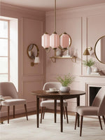 Load image into Gallery viewer, Eloise Chandelier – Milk Glass Chandelier in a Vintage Style Finish