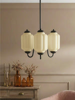 Load image into Gallery viewer, Eloise Chandelier – Milk Glass Chandelier in a Vintage Style Finish