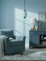 Bild in Gallery-Viewer laden, Vintage Glas Eloise Pendelleuchte