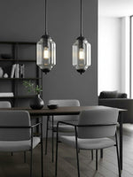 Bild in Gallery-Viewer laden, Vintage Glas Eloise Pendelleuchte