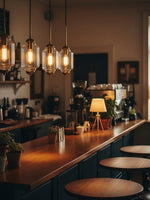 Bild in Gallery-Viewer laden, Vintage Glas Eloise Pendelleuchte