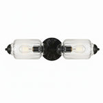Load image into Gallery viewer, American Vintage Glass Lantern Shaped Horizontal Eloise Wall Sconce