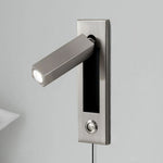 Load image into Gallery viewer, Adjustable Bedside Reading Plug-In Wall Light - product image 5