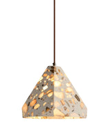 Load image into Gallery viewer, Wabi-sabi Style Water-polished Translucent Stone Retro Pendant Lamp