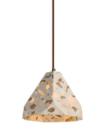 Load image into Gallery viewer, Wabi-sabi Style Water-polished Translucent Stone Retro Pendant Lamp