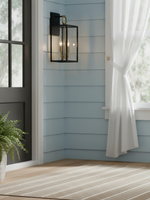 Load image into Gallery viewer, Ferrix Glass Outdoor Wall Light - Industrial Outdoor Porch Light