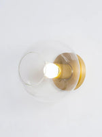 Load image into Gallery viewer, Flush Mount Light – Exposed Bulb or Glass Shade Design