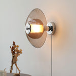 Load image into Gallery viewer, Flying Saucer Glass Plug-In Wall Light - product image 2