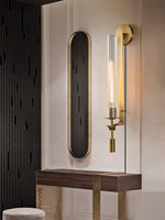 Load image into Gallery viewer, French Classicism Brass Plug-In Wall Light - product image 3