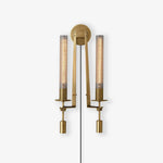 Load image into Gallery viewer, French Classicism Brass Plug-In Wall Light - product image 1