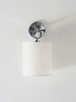 Load image into Gallery viewer, Minimalist Wall Sconce with Fabric Shade - Soft Drum Lampshade Fixture