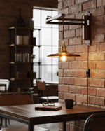 Load image into Gallery viewer, Five-Style Vintage Glass Plug-In Wall Lamp product view
