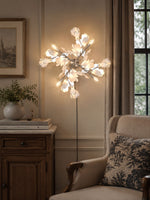 Cargar imagen en el visor de la Galería, Gingko Flowers Brass Plug-In Wall Light - product image 3