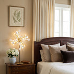 Cargar imagen en el visor de la Galería, Gingko Flowers Brass Plug-In Wall Light - product image 2