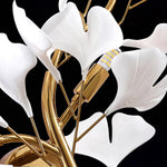 Cargar imagen en el visor de la Galería, Ginkgo Leaf Gold and Acrylic Plug-In Wall Sconce product view 23