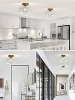 Load image into Gallery viewer, Contemporary Minimalist Glass Ceiling Light