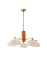 Load image into Gallery viewer, Medieval Log Style Vintage Glass Chandelier