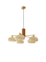 Load image into Gallery viewer, Medieval Log Style Vintage Glass Chandelier