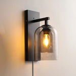 Charger l'image dans la visionneuse de galerie, Glass Tubular Plug-In Wall Light with Inline Switch - product image 12