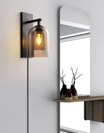 Charger l'image dans la visionneuse de galerie, Glass Tubular Plug-In Wall Light with Inline Switch - product image 6