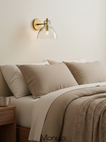 Bild in Gallery-Viewer laden, Glavira Recycelte Glas Wandlampe - Modernes Badezimmer Waschtischlicht