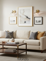 Bild in Gallery-Viewer laden, Glavira Recycelte Glas Wandlampe - Modernes Badezimmer Waschtischlicht