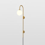 Bild in Gallery-Viewer laden, Globe Brass Plug-In Wall Light with Inline Switch - product image 34