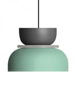 Cargar imagen en el visor de la Galería, Lámpara colgante con pantalla de cuenco de acrílico colorido Macaron