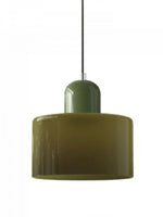 Load image into Gallery viewer, Creative Morandi Cylinder Glass Pendant Light