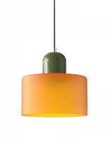 Load image into Gallery viewer, Creative Morandi Cylinder Glass Pendant Light