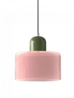 Load image into Gallery viewer, Creative Morandi Cylinder Glass Pendant Light