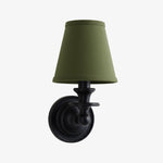 Cargar imagen en el visor de la Galería, Aplique de pared Rowan con pantalla cilíndrica – Aplique de tela para una iluminación acogedora de estilo rústico