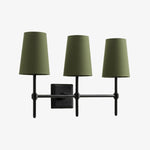 Load image into Gallery viewer, Rowan Elegant White-Linen Shade Wall Lamp – Retro Metal Wall Light for Bedroom & Hallway