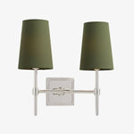 Load image into Gallery viewer, Rowan Elegant White-Linen Shade Wall Lamp – Retro Metal Wall Light for Bedroom & Hallway