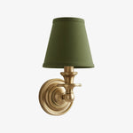 Load image into Gallery viewer, Rowan Drum Shade Wall Sconce – Fabric Sconce Light for Cozy Cottage Lighting