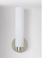 Load image into Gallery viewer, Rivora Fluted Glass Tube Sconce - Classic Ribbed Vanity Lighting