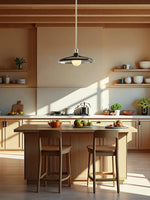 Load image into Gallery viewer, Forvara Farmhouse Metal Pendant Light – Metal Rod Light For Any Space