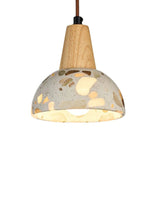 Load image into Gallery viewer, Wabi-sabi Style Water-polished Translucent Stone Retro Pendant Lamp