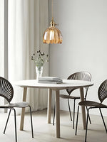 Cargar imagen en el visor de la Galería, Lámpara colgante japonesa retro de cristal con forma de flor