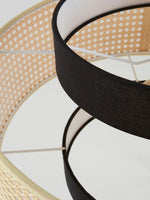 Load image into Gallery viewer, Rustic Japanese Wabi-Sabi Style Hemp Rope Rattan Drum Shape Zen Pendant Light