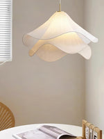 Charger l'image dans la visionneuse de galerie, Suspension plissée double couche en tissu Oslan Contemporary – Chambre ou Café