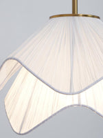 Charger l'image dans la visionneuse de galerie, Suspension plissée double couche en tissu Oslan Contemporary – Chambre ou Café